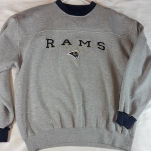 NWOT St. Louis Rams NFL Logo Grey Sweatshirt